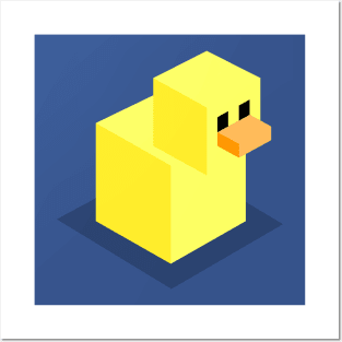 Duck in 3D Posters and Art